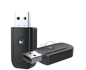 100шт 5,0 Bluetooth Аудио Приемник Предавател Мини Стерео Bluetooth, AUX USB, 3.5 мм Жак за PC Слушалки Комплект за Автомобил Адаптер