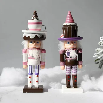 25 см творчески подаръци за момичета дървени изделия предмети от бита подаръци сладолед сладък див орех клип Коледни подаръци
