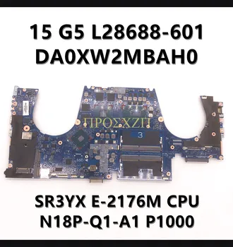 L28688-001 L28688-501 L28688-601 дънна Платка за HP ZBOOK 15 G5 дънна Платка на лаптоп DA0XW2MBAH0 с процесор E-2176M P1000 100% тествана
