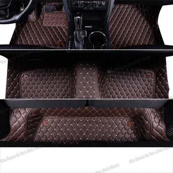 кожена подложка за пода на купето на автомобила Ford explorer 5 2011 2012 2013 2014 2015 2016 2017 2018 2019 аксесоари за мокети, подходящ за носене автоматично