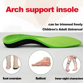 Най-добрите плоскостъпие и ортопедични подметки и стелки дишащи амортизационен лигавицата на арх X/O ортопедична поддръжка на краката спортни стелки